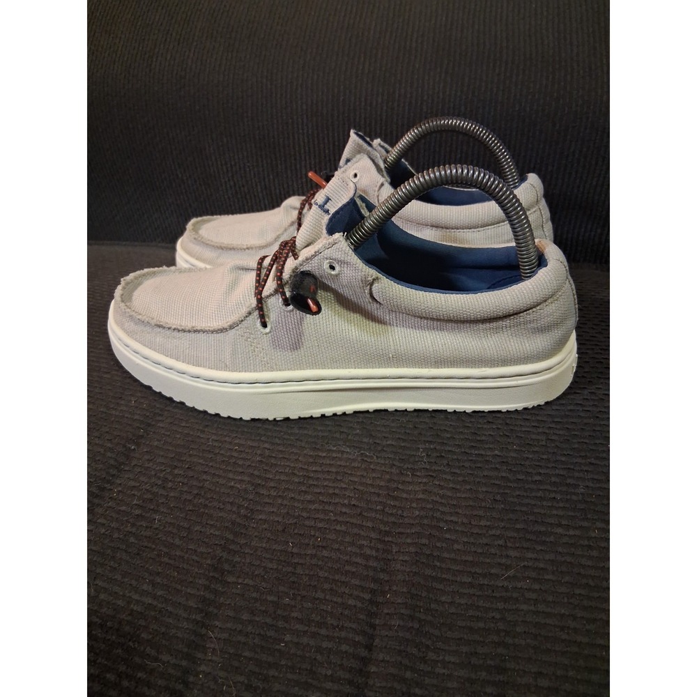 L.L. Bean Higgins Iron Gray 4 Eye Slip On Shoes Women's size 9M
